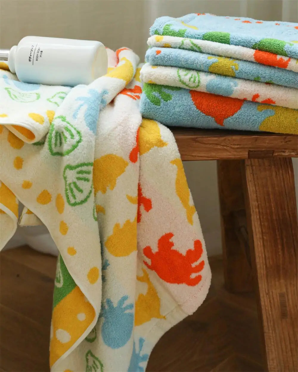 Sea Animal Pattern Towels