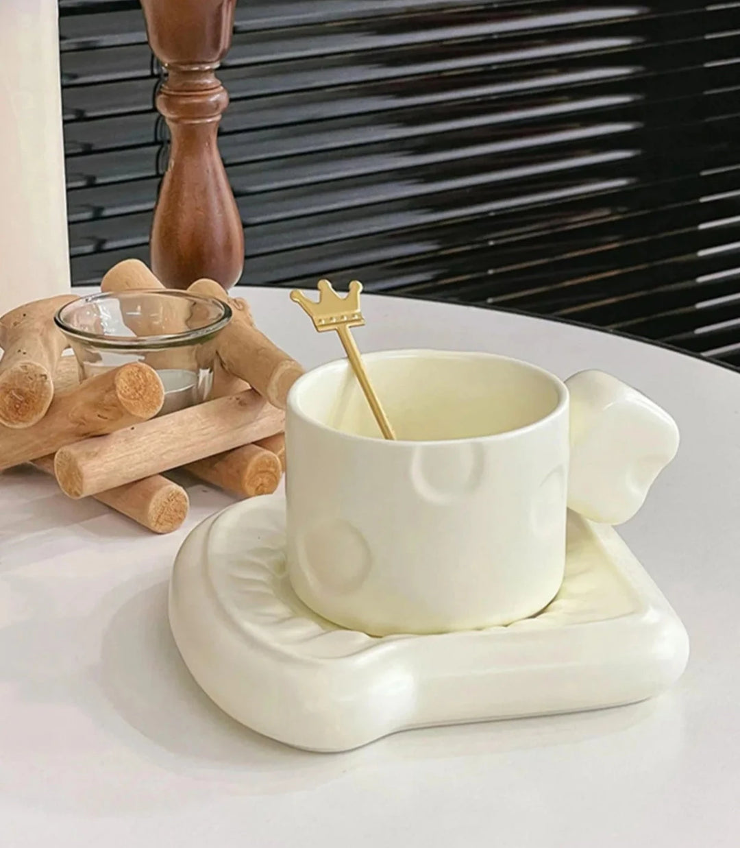 Cheese Mug & Bread Saucer