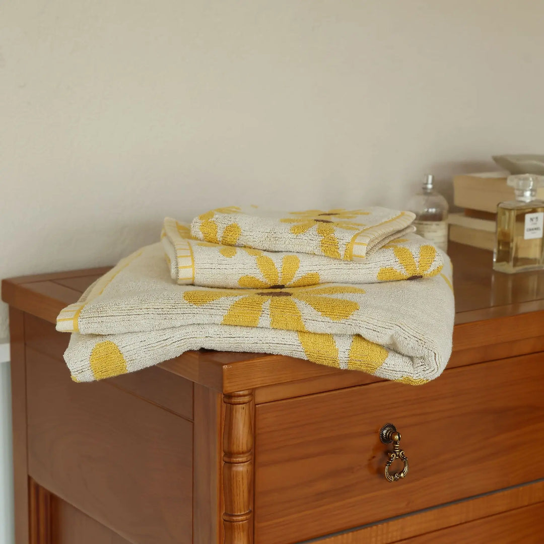 Flower Print Towels