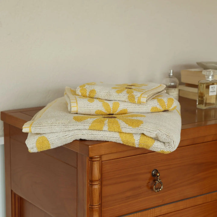 Flower Print Towels