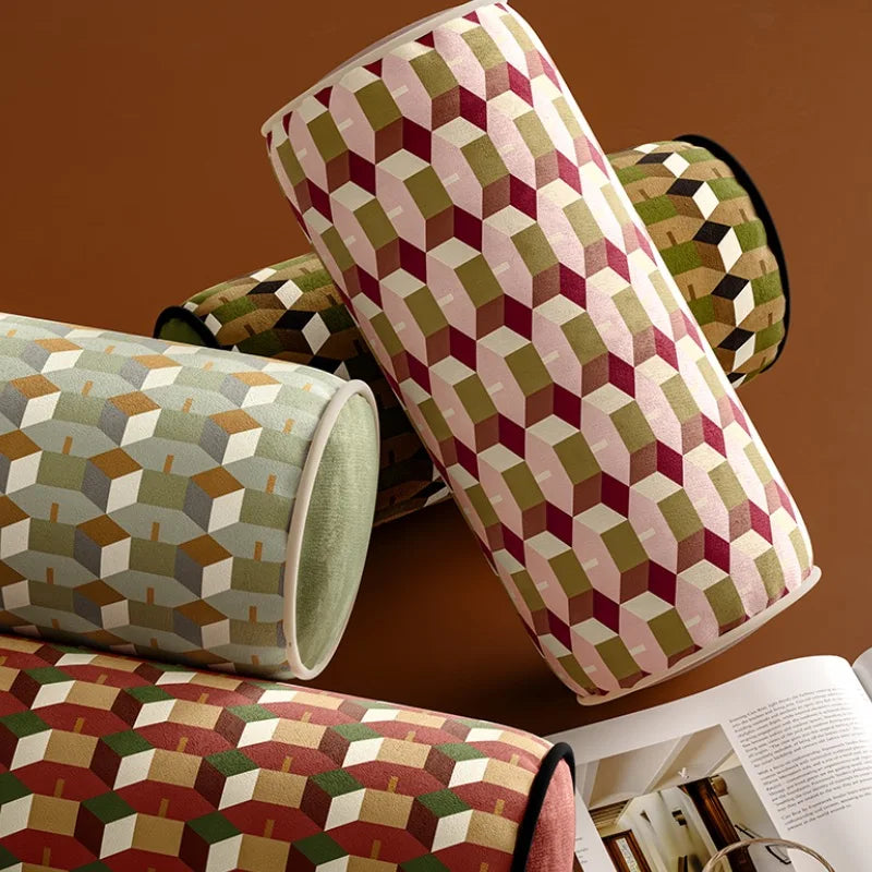 Retro Geometric Pattern Pillow Covers