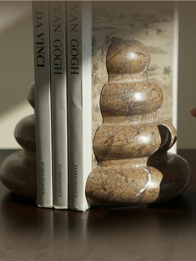 Indian Marble Stone Bookends