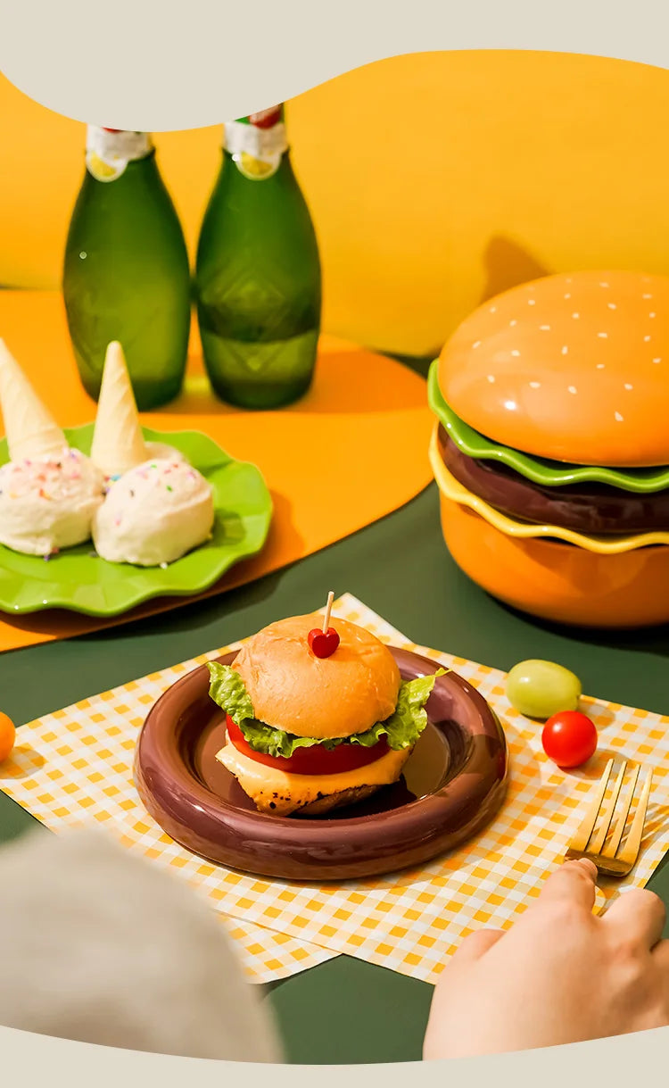 Hamburger Tableware Set