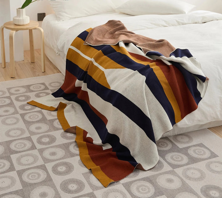 Modern Ethnic Stripe Blanket