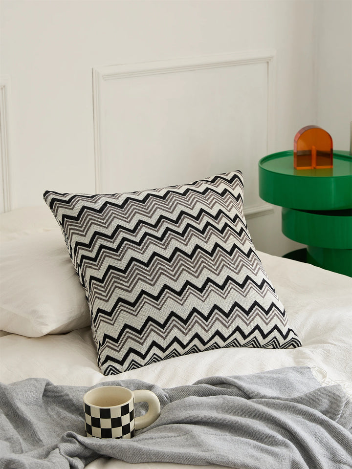 Wave Stripe Blanket + Pillows