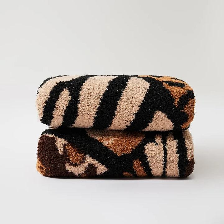 Wild Animal Print Throw Blanket