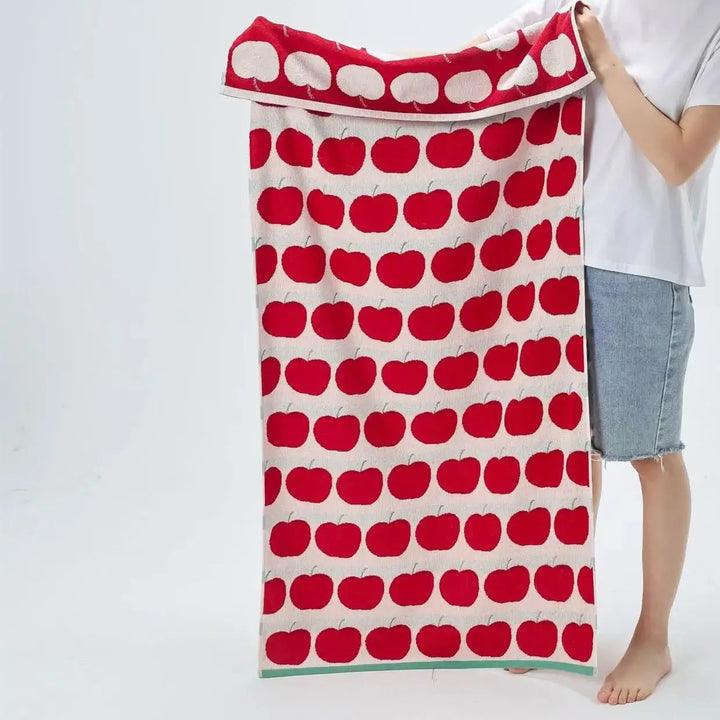 Apple Pattern Towels