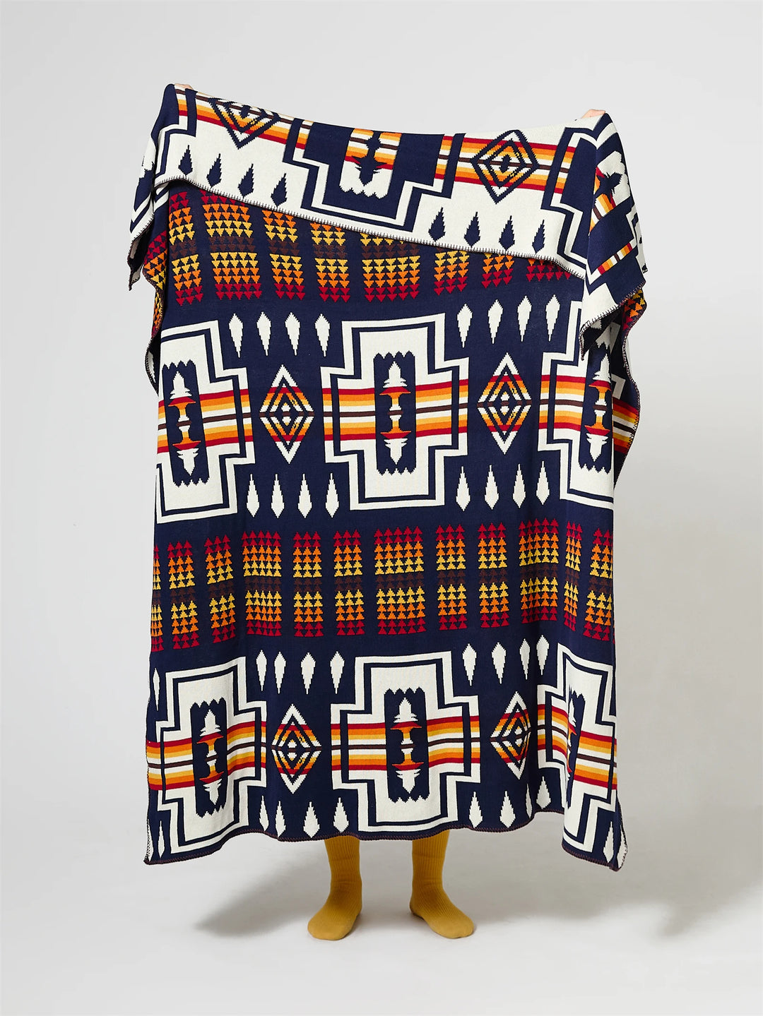 Ethnic Knitted Blanket