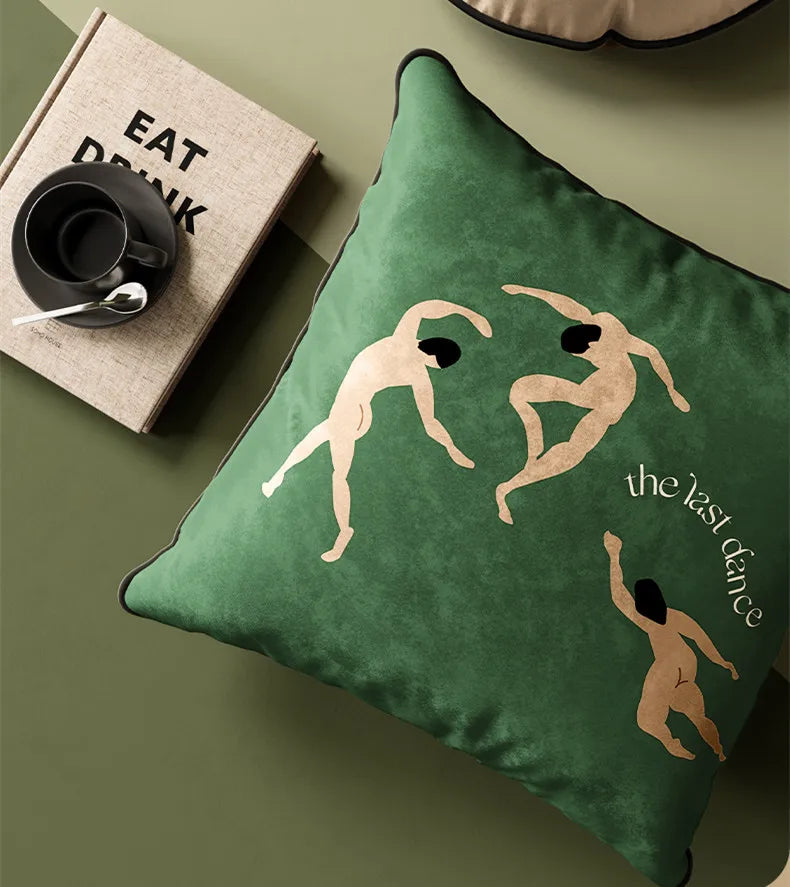 Artistic Style Velvet Pillow Covers