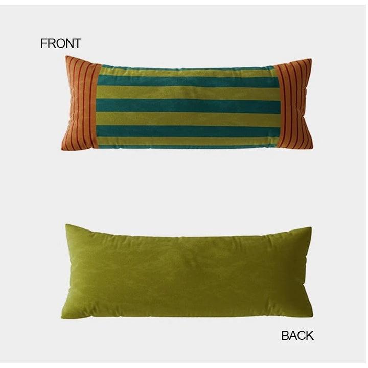 Retro Colorful Stripe Pillow Cases