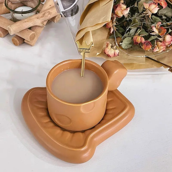 Cheese Mug & Bread Saucer