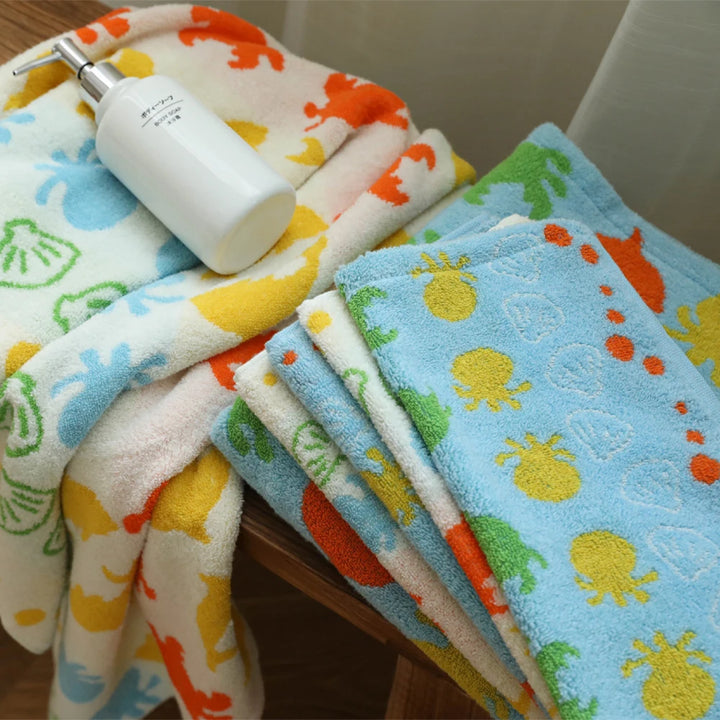 Sea Animal Pattern Towels