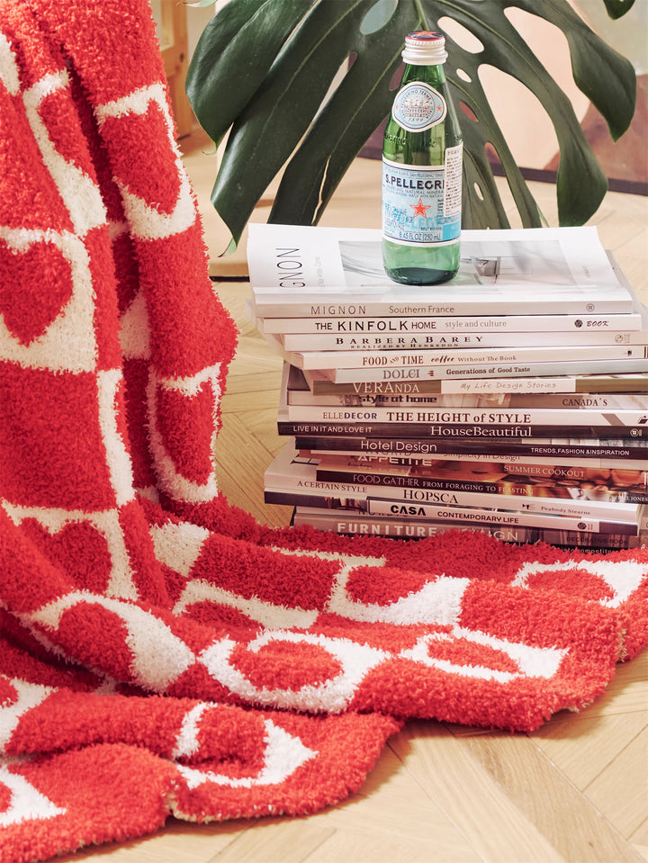 Heart Checkerboard Blanket