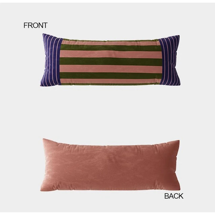 Retro Colorful Stripe Pillow Cases