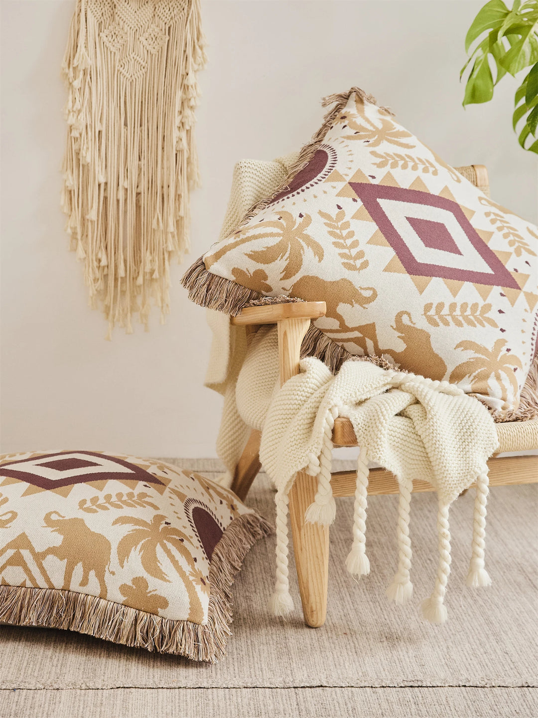 Bohemian Pattern Blanket + Pillow