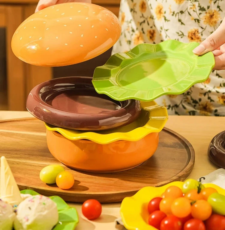 Hamburger Tableware Set