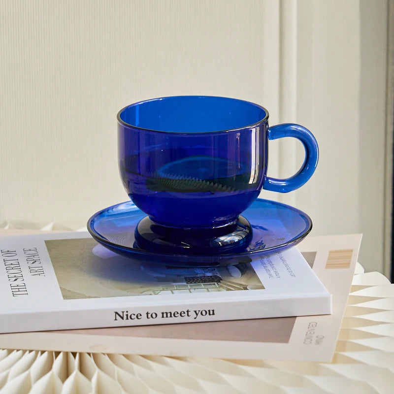 Colorful Mug & Saucer Set