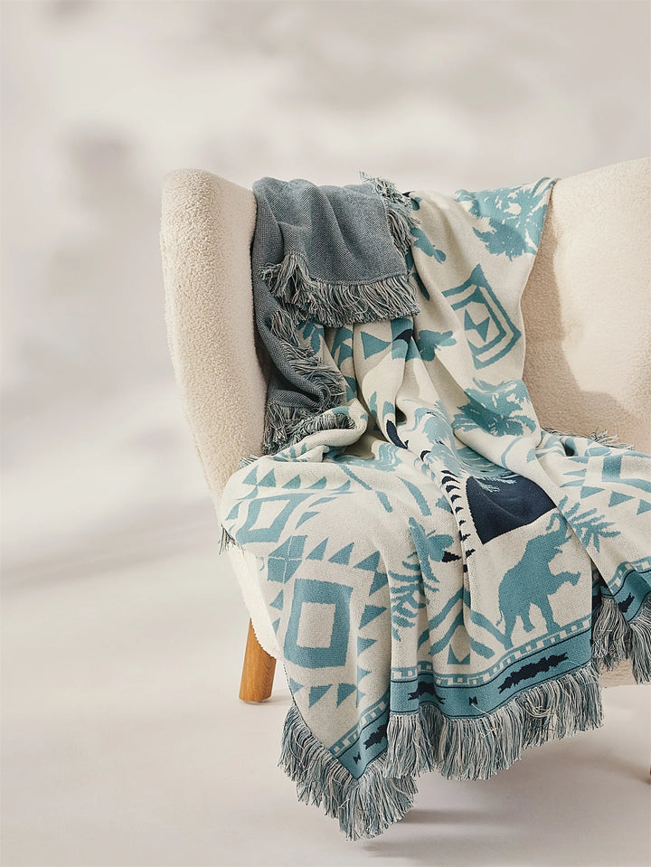 Bohemian Pattern Blanket + Pillow