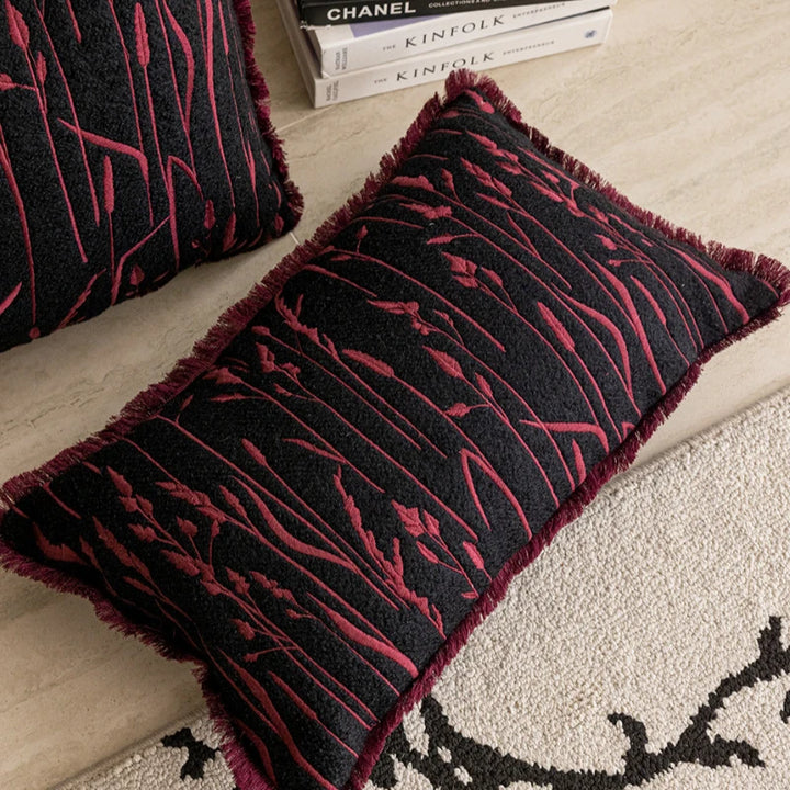 Retro Black & Purple Pillow Covers