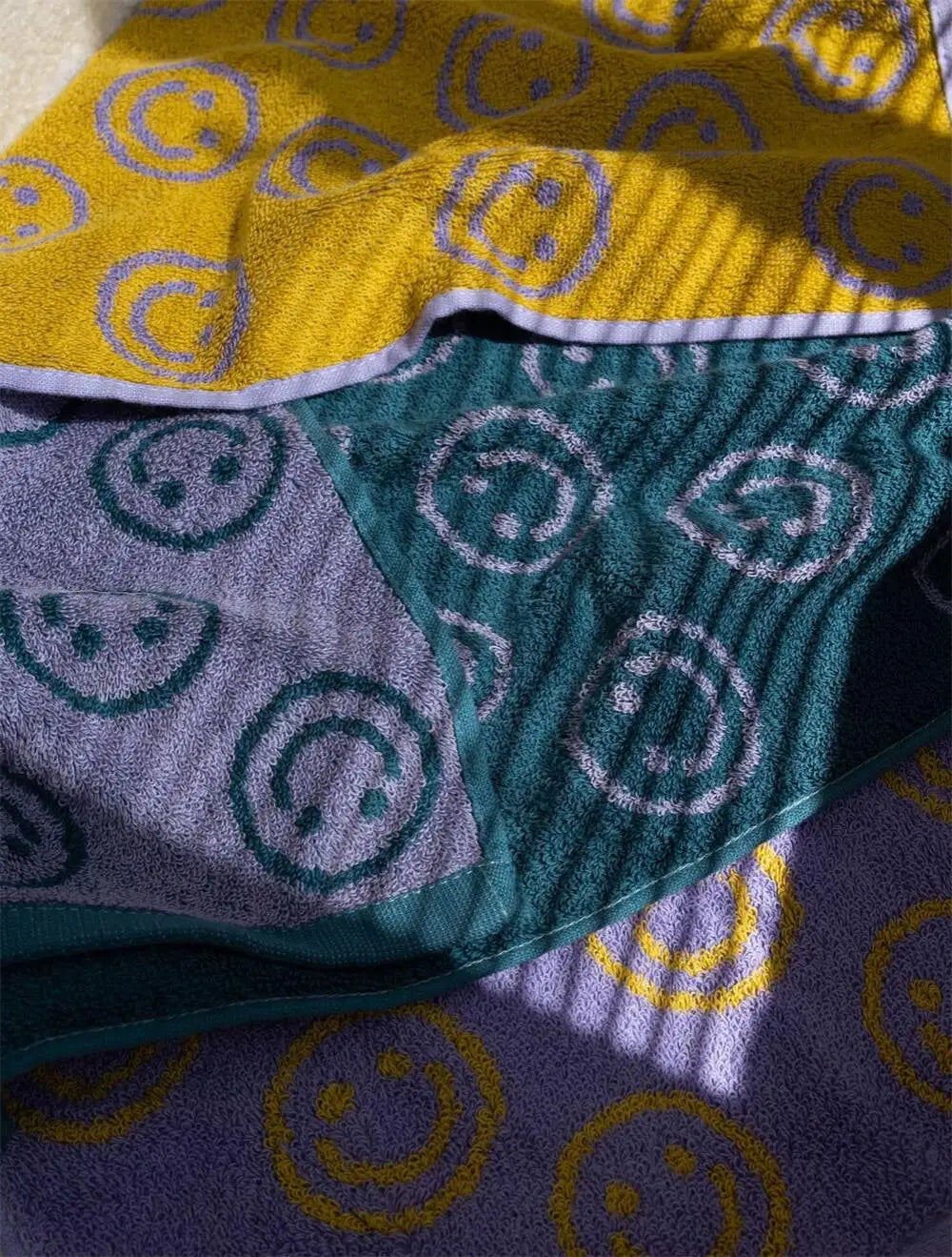 Reversible Smiling Towels