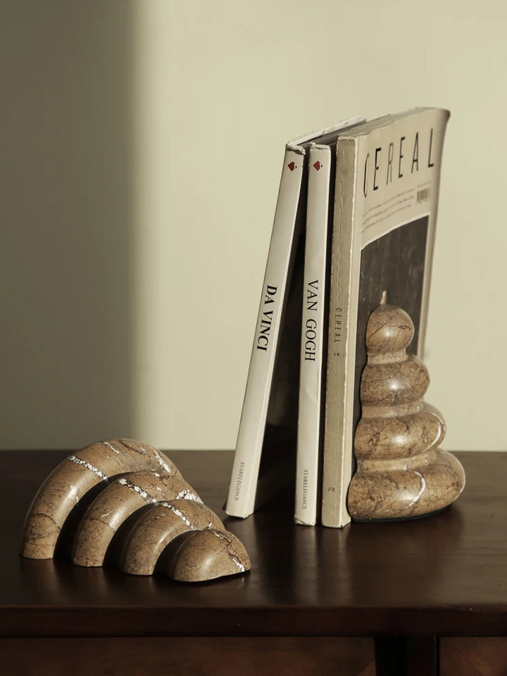 Indian Marble Stone Bookends