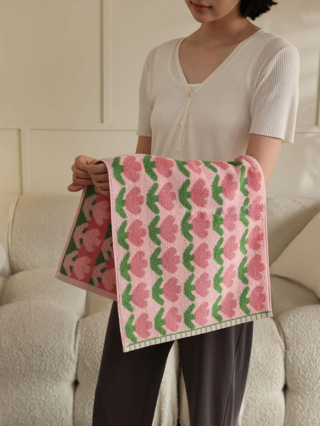 Tulip Pattern Towels