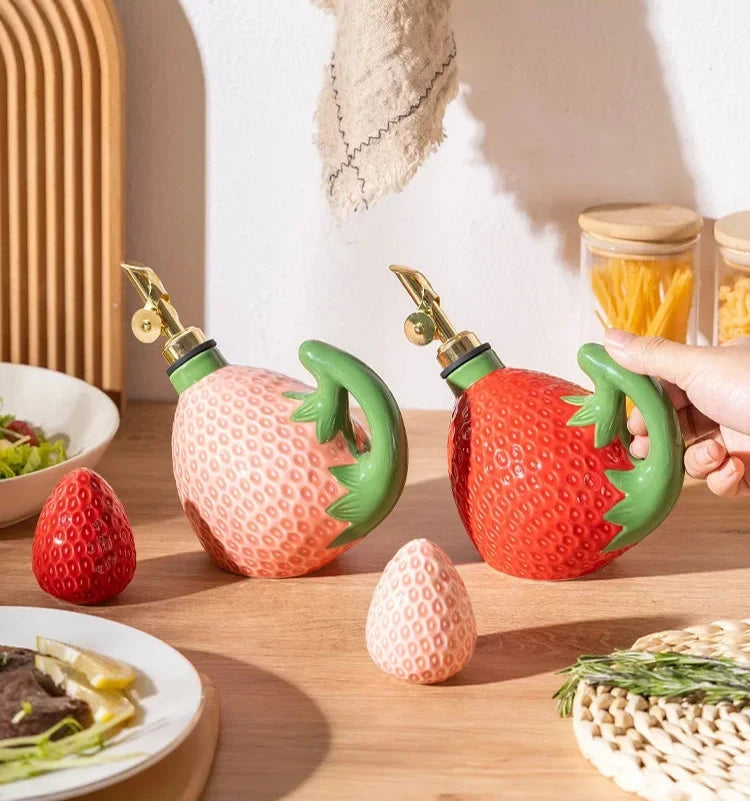 Detailed Strawberry Oil & Seasoning Utensils