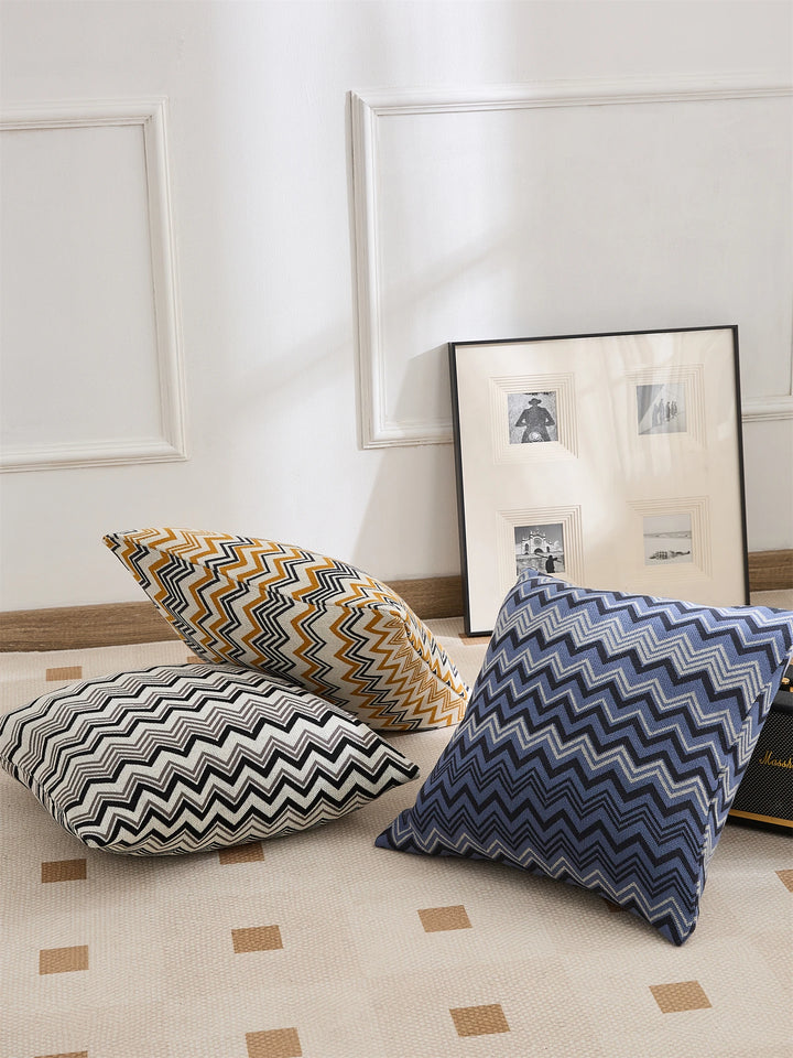 Wave Stripe Blanket + Pillows