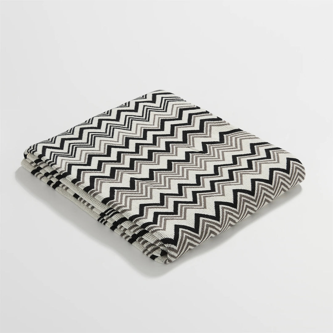 Wave Stripe Blanket + Pillows