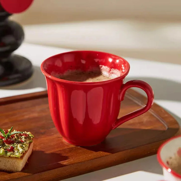 Red Love Mug & Saucer Set