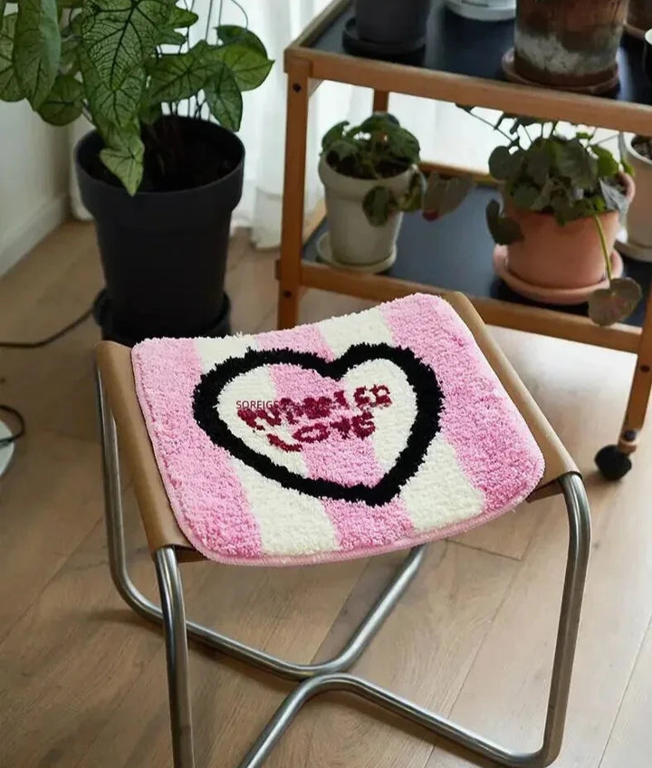 Black & Pink Seat Cushions