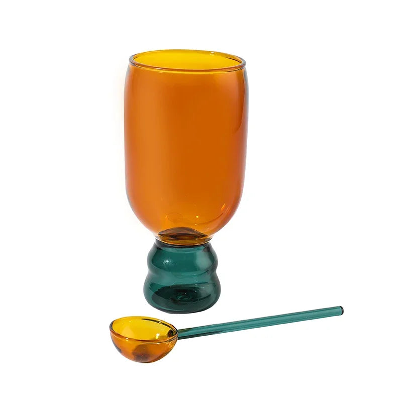 Colorful Mug & Spoon Set