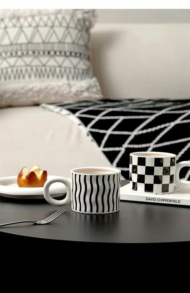 Nordic Monochrome Mugs