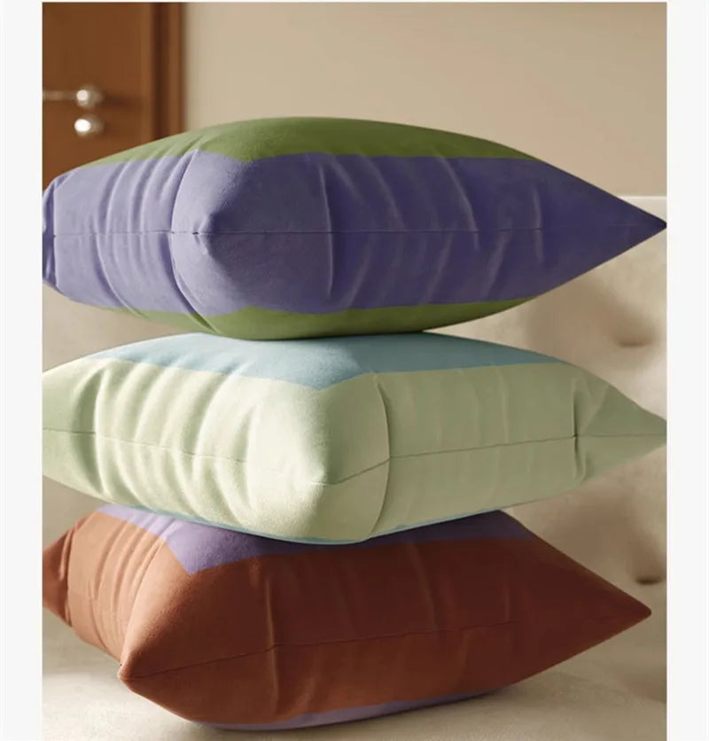 Macaron Colored Pillow Covers