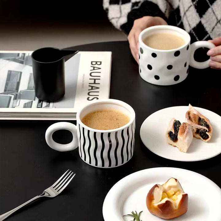 Nordic Monochrome Mugs