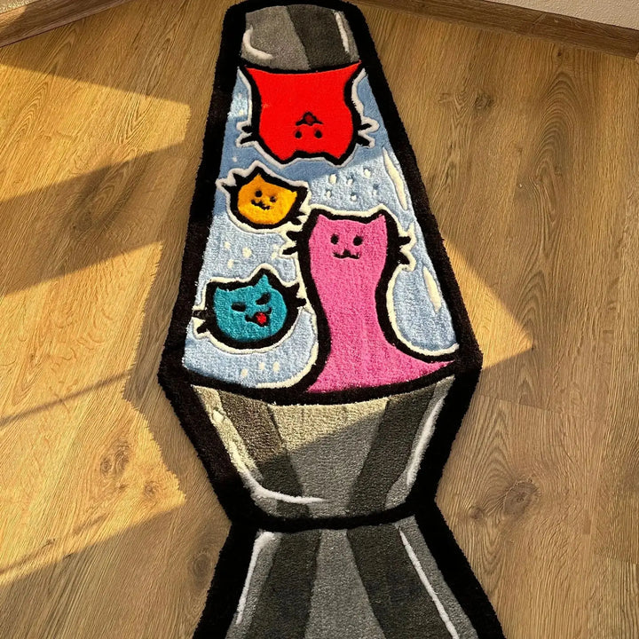 Cat Lava Lamp Rug | Lava Lamp Rug | itsdecorszn