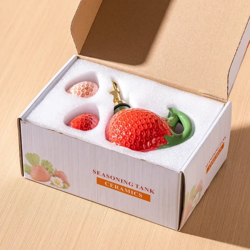 Detailed Strawberry Oil & Seasoning Utensils