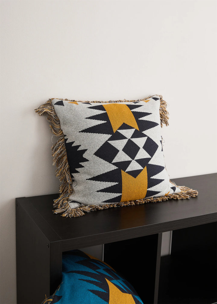 Bohemian Fringe Pillow Cover