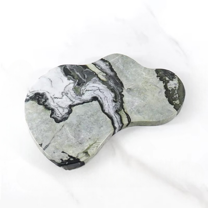 Green Marble Wine Chiller & Tray