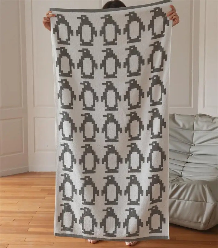 Cartoon Animal Pattern Towels