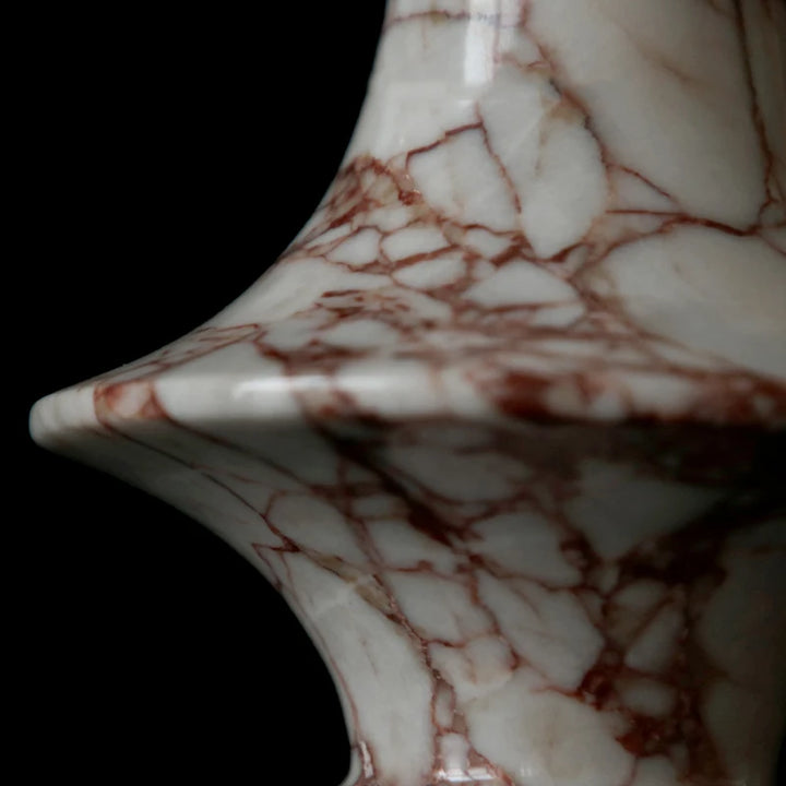 Calacatta Red Italian Marble Vase