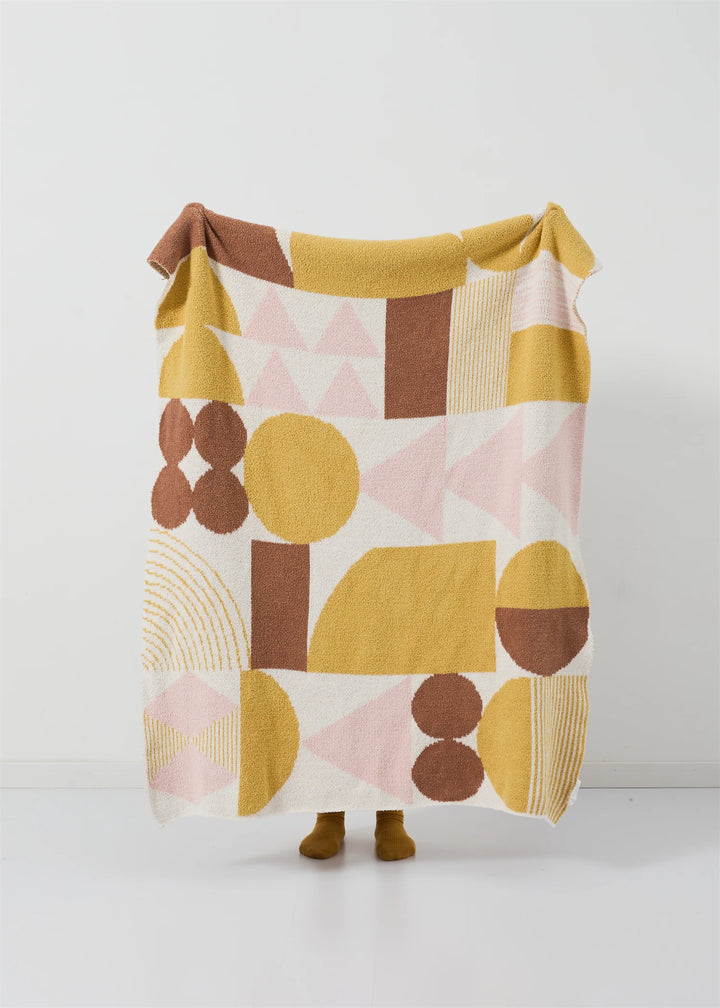 Kawaii Tangram Blanket