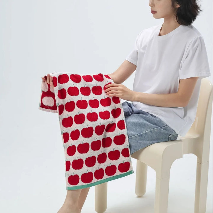 Apple Pattern Towels
