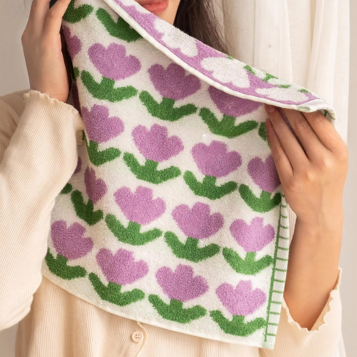 Tulip Pattern Towels