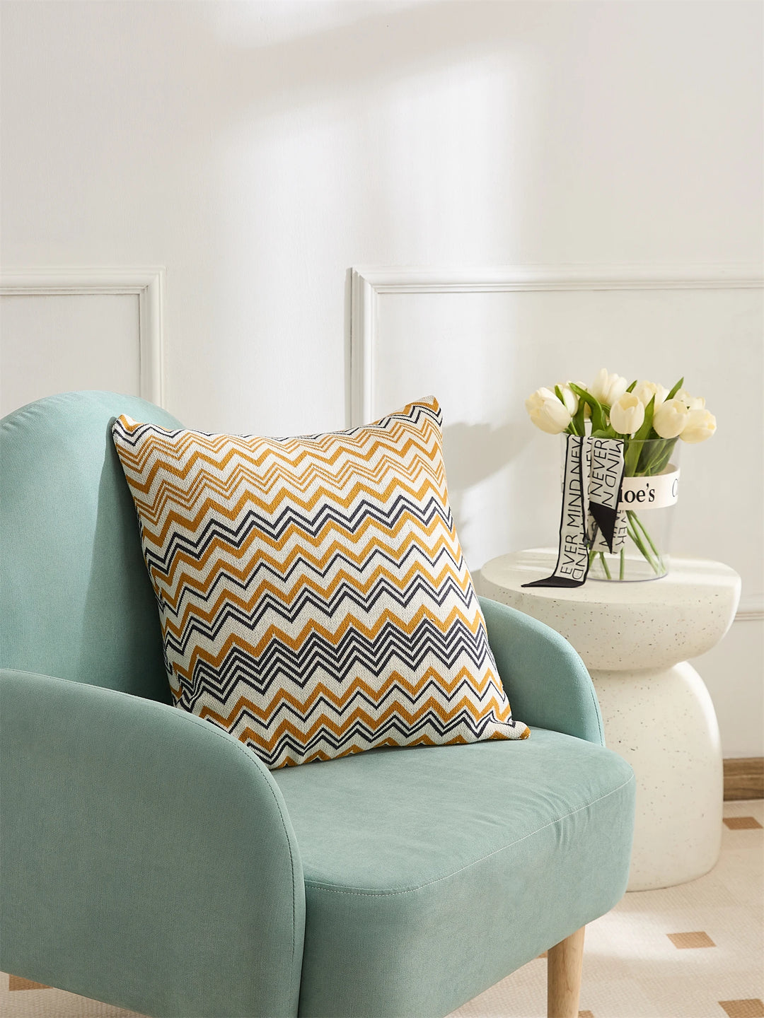 Wave Stripe Blanket + Pillows