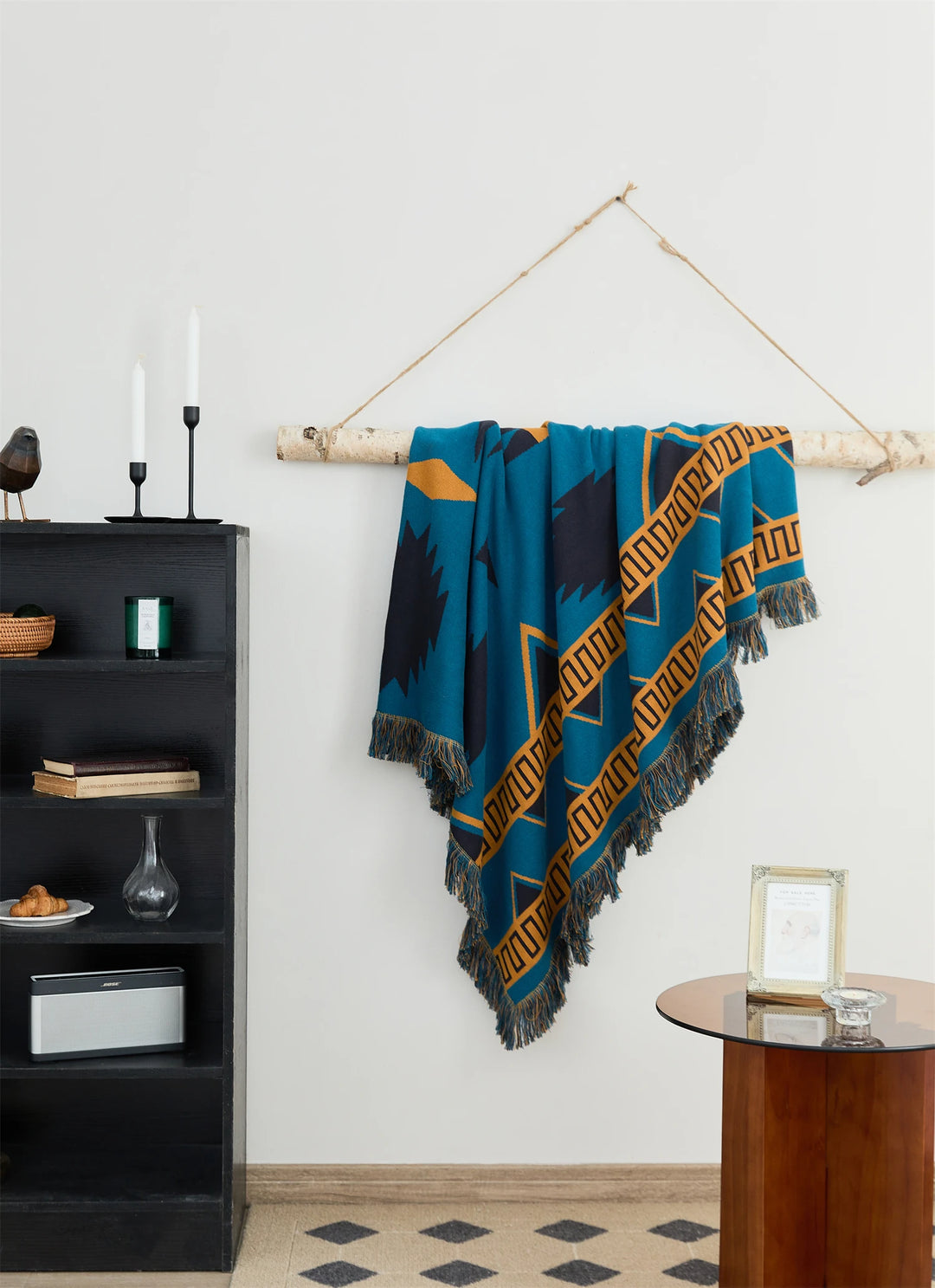 Bohemian Fringe Pattern Blanket | Fringe Pattern Blanket | itsdecorszn