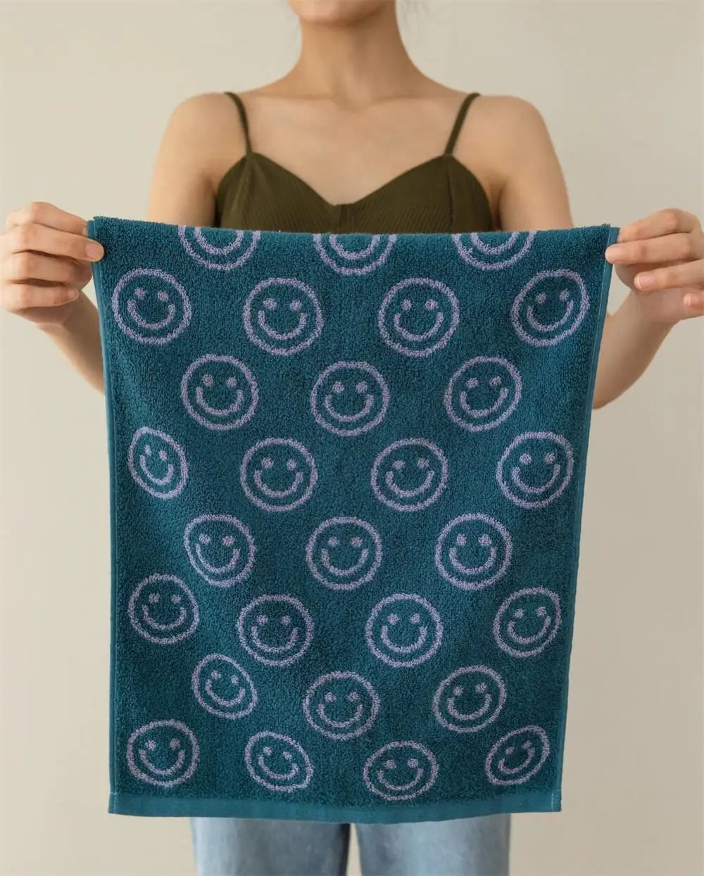 Reversible Smiling Towels