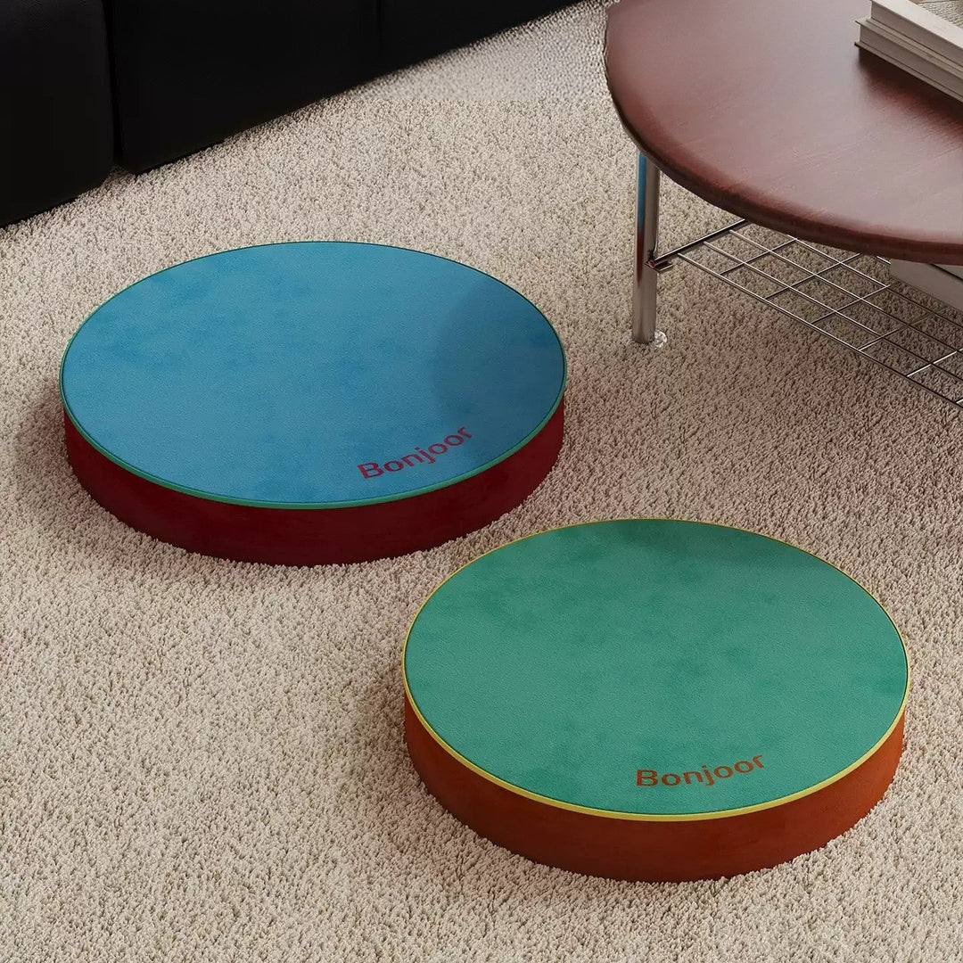 Colorful Bonjour Floor Cushions