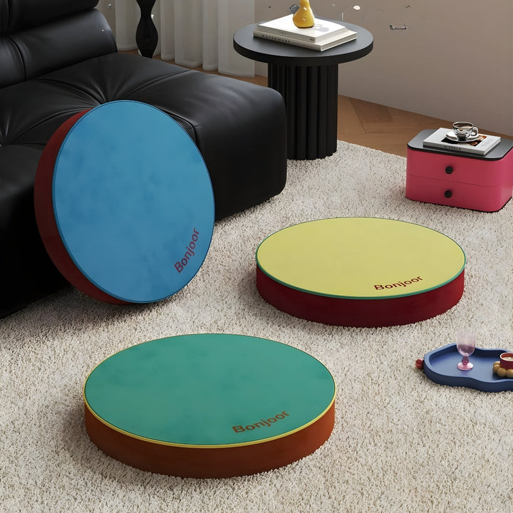 Colorful Bonjour Floor Cushions