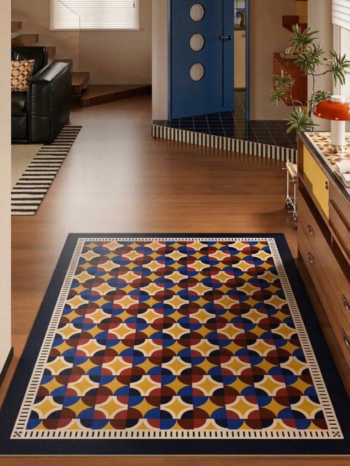Circle Colorful Pattern Door Mat